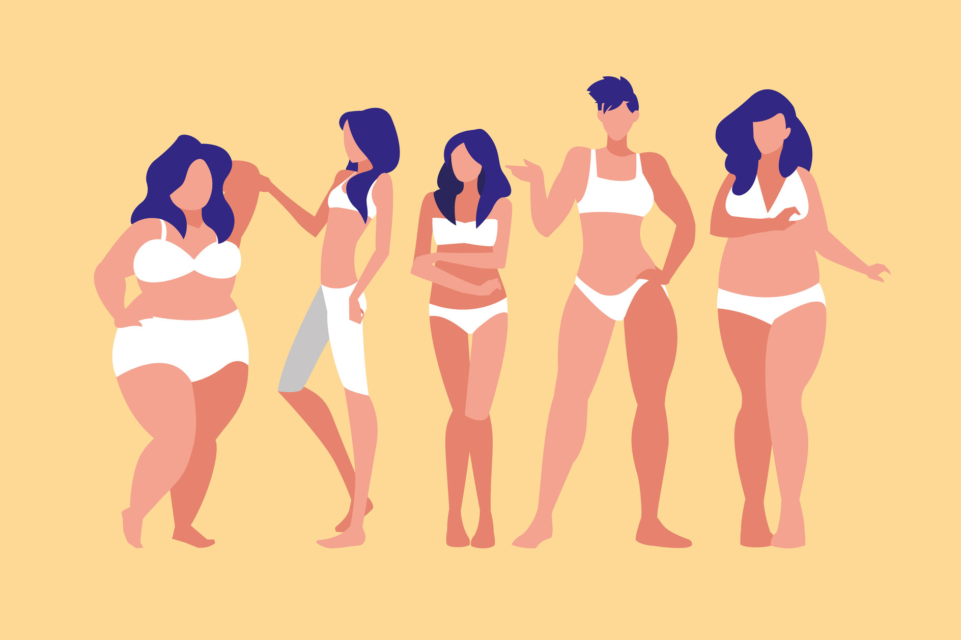 Типы телосложения женщин