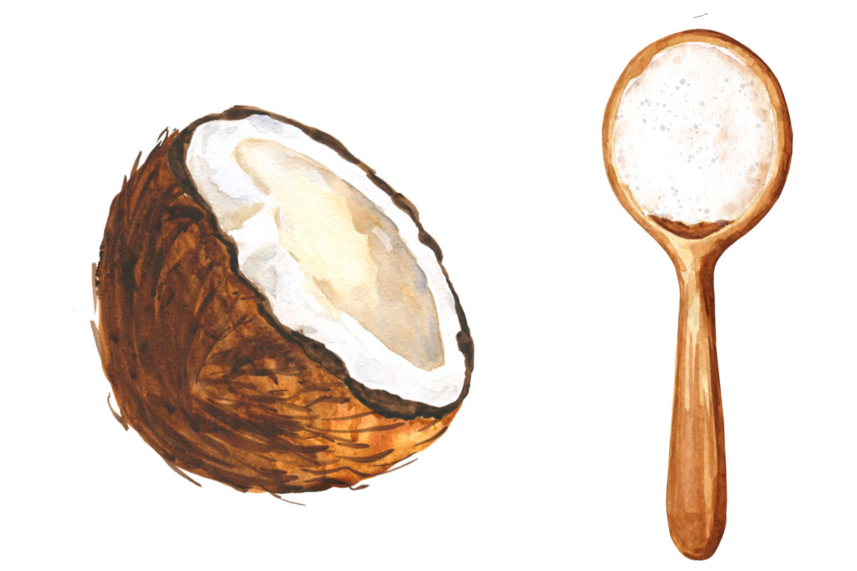 Гликемический индекс муки — кокосовая