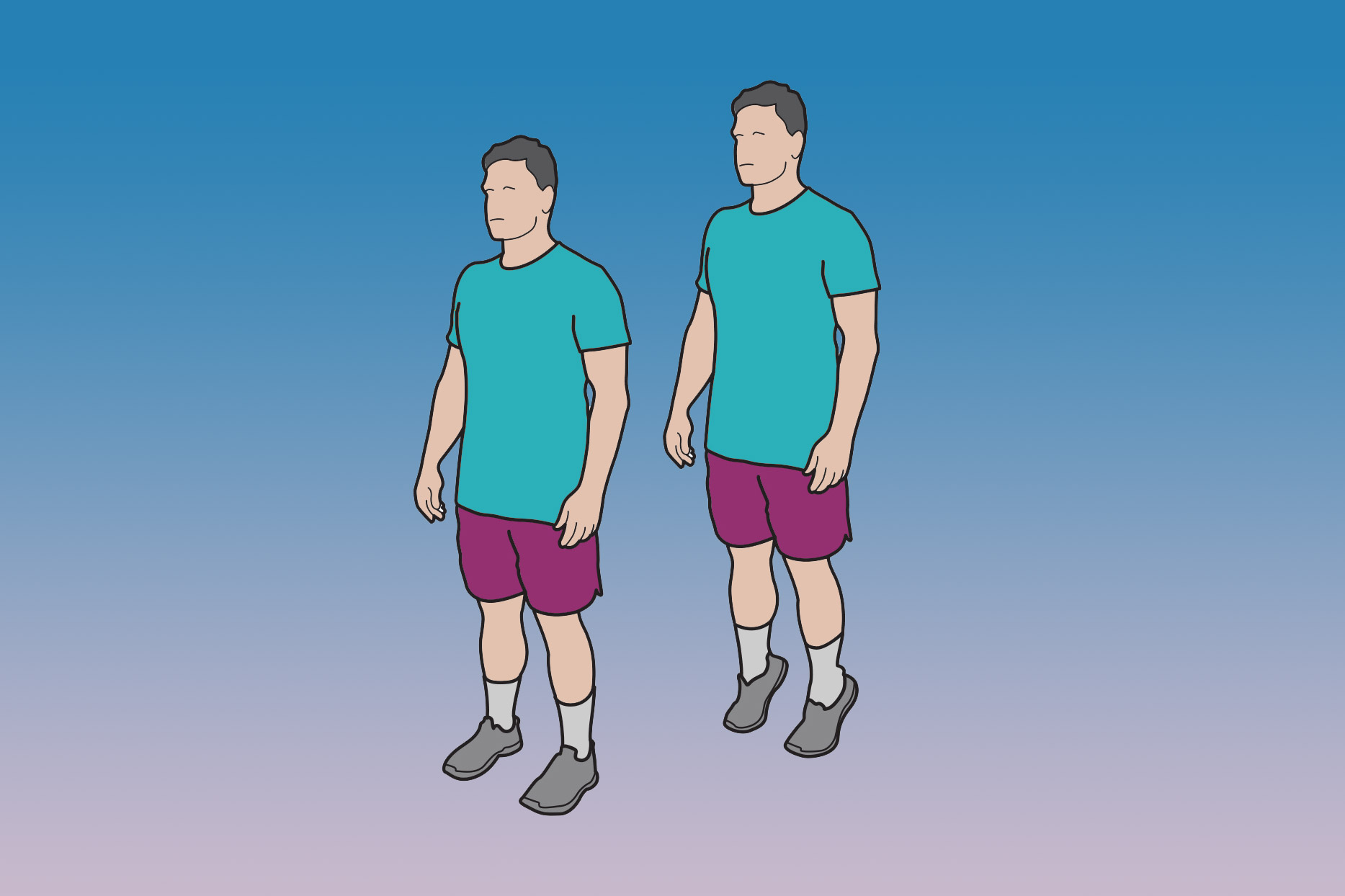 Упражнения на низ тела — подъёмы на носки